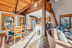 TV, fireplace - Bright Keystone Getaway w/ Loft, Near Ski Lifts (Keystone)