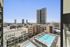 Pool - Brand New Modern 2 Bedroom Apartment in JVC (Dubai)