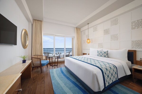 Egyptian cotton sheets, premium bedding, minibar, soundproofing - Fortune Beachfront, Puri - Member ITC Hotels' Group (Brahmagiri)