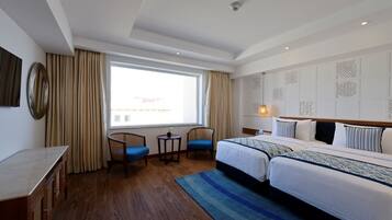 Sábanas de algodón egipcio, ropa de cama de alta calidad y minibar