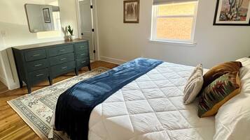 5 slaapkamers, een strijkplank/strijkijzer, reisbedje, gratis wifi