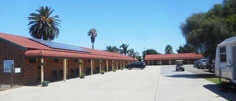 Fassade der Unterkunft