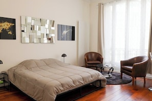 1 chambre, fer et planche Ă repasser, accĂšs Ă Internet, literie fournie