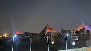 Terrace/patio - Brilliant Pyramids View Inn (Giza)