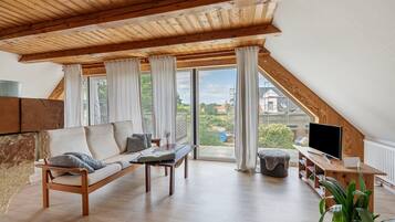 Télévision, cheminée