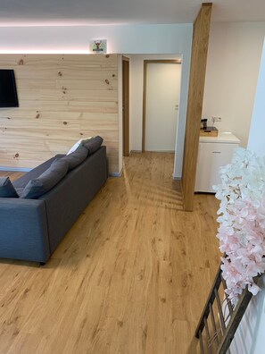 TV - Apartment 'Bee Home' with Mountain View, Private Terrace and Wi-Fi (Schuttertal)