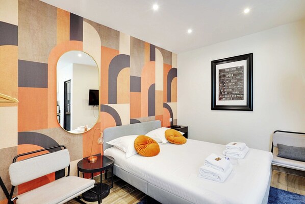 Desk, iron/ironing board, free WiFi, bed sheets