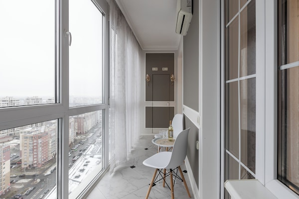 Deluxe-Apartment, Stadtblick | Terrasse/Patio