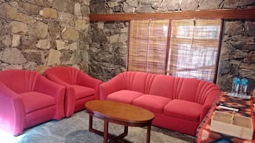 Luxury Chalet | Living area | LED TV