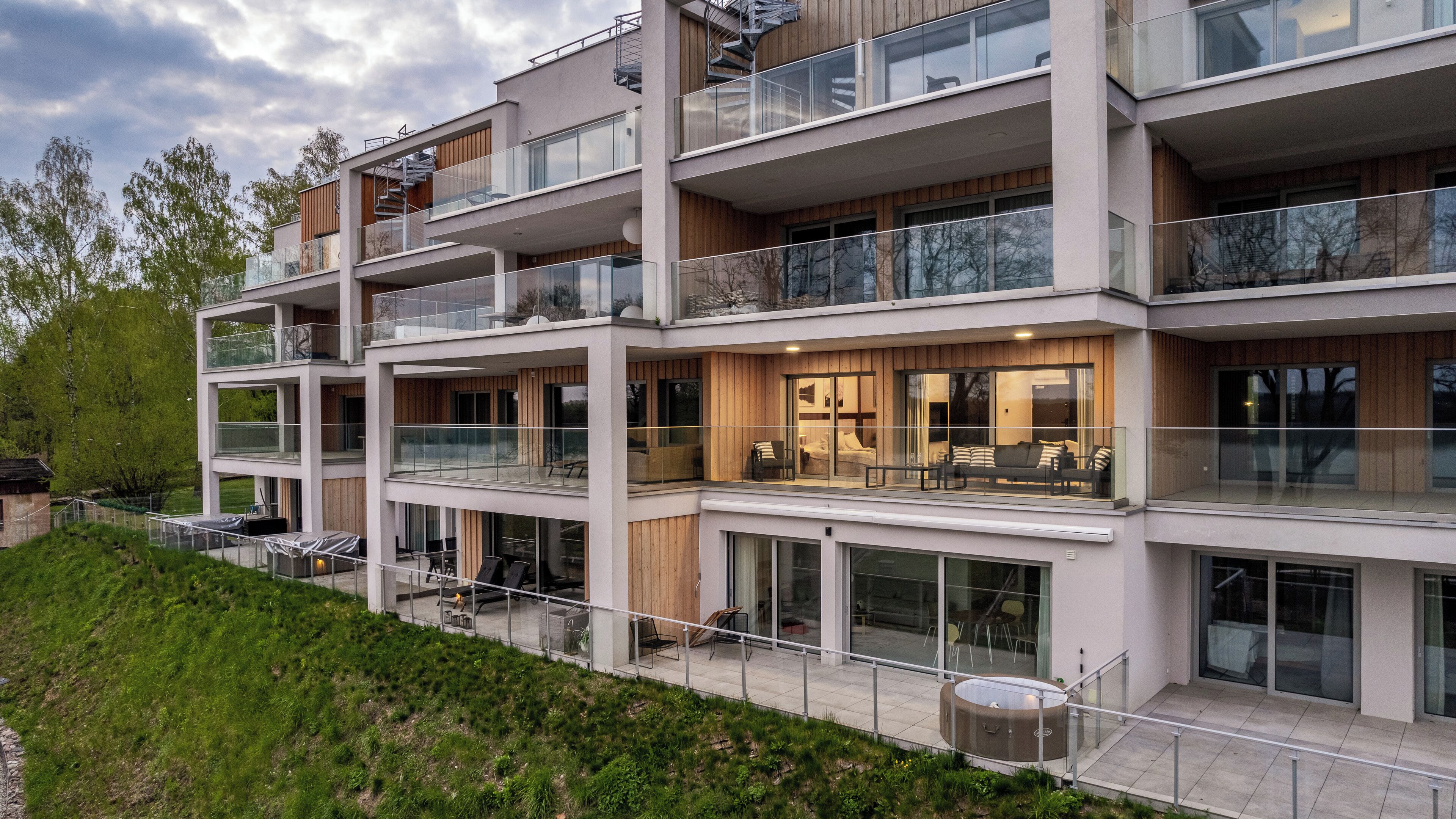 Fassade der Unterkunft