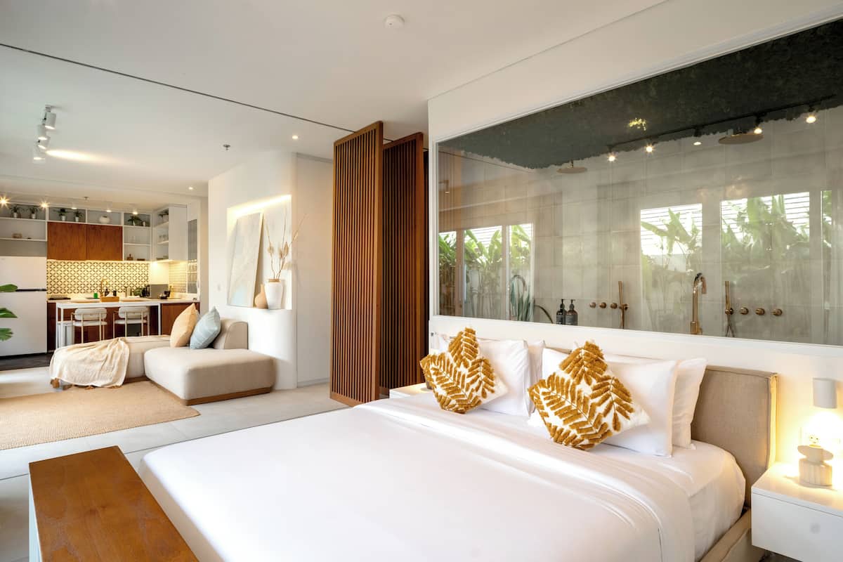Suite, 1 soverom, privat basseng (Fully Equipped Kitchenette) | Strykejern/-brett og wi-fi (inkludert)