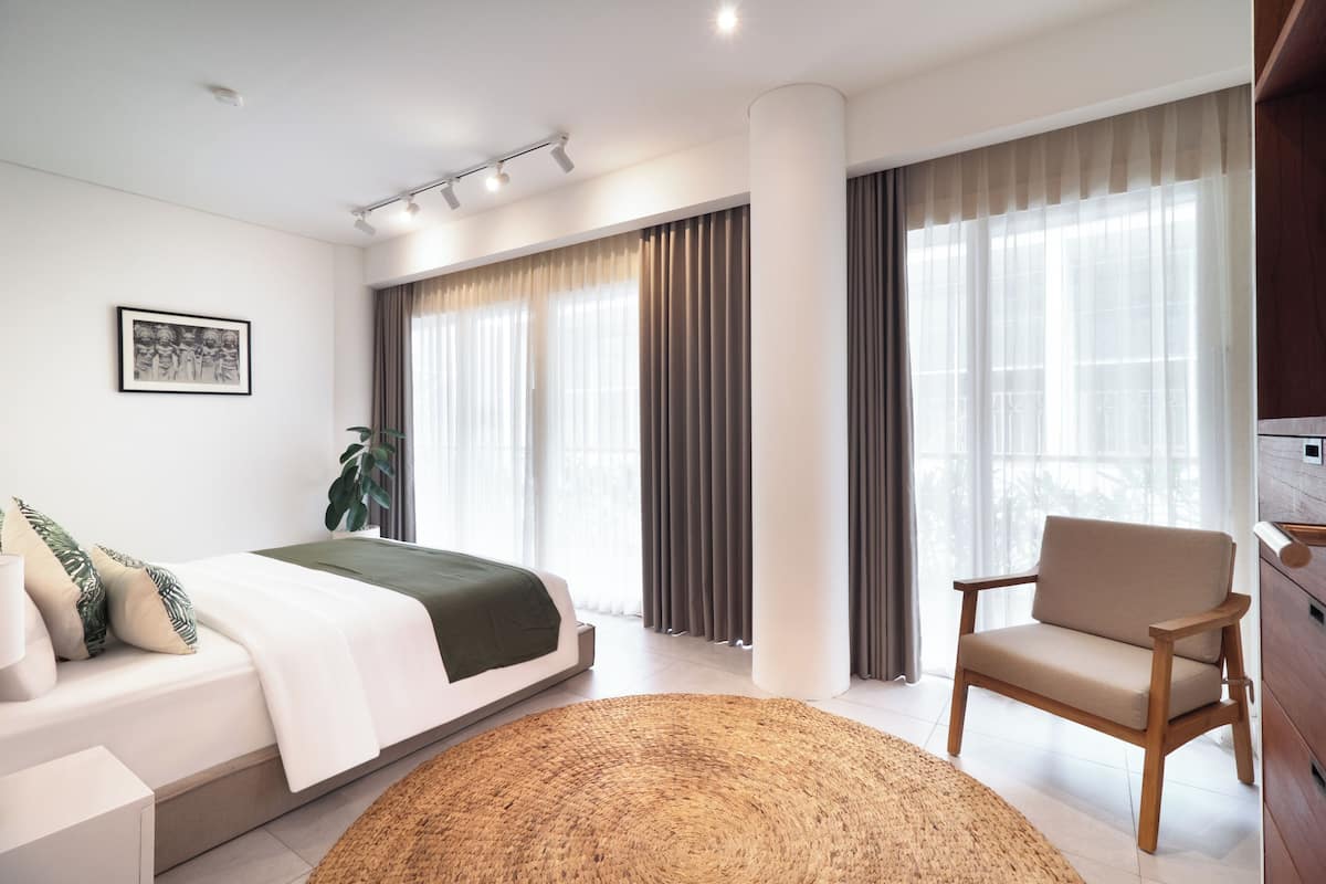 Loftsleilighet – premium, 2 soverom (Rooftop Jacuzzi) | Strykejern/-brett og wi-fi (inkludert)
