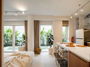 Svit - 1 sovrum - privat pool | Vardagsrum