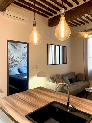 Interior - Centrally located, 2 bedrooms, 2 showers, Air conditionning (Aix-en-Provence)