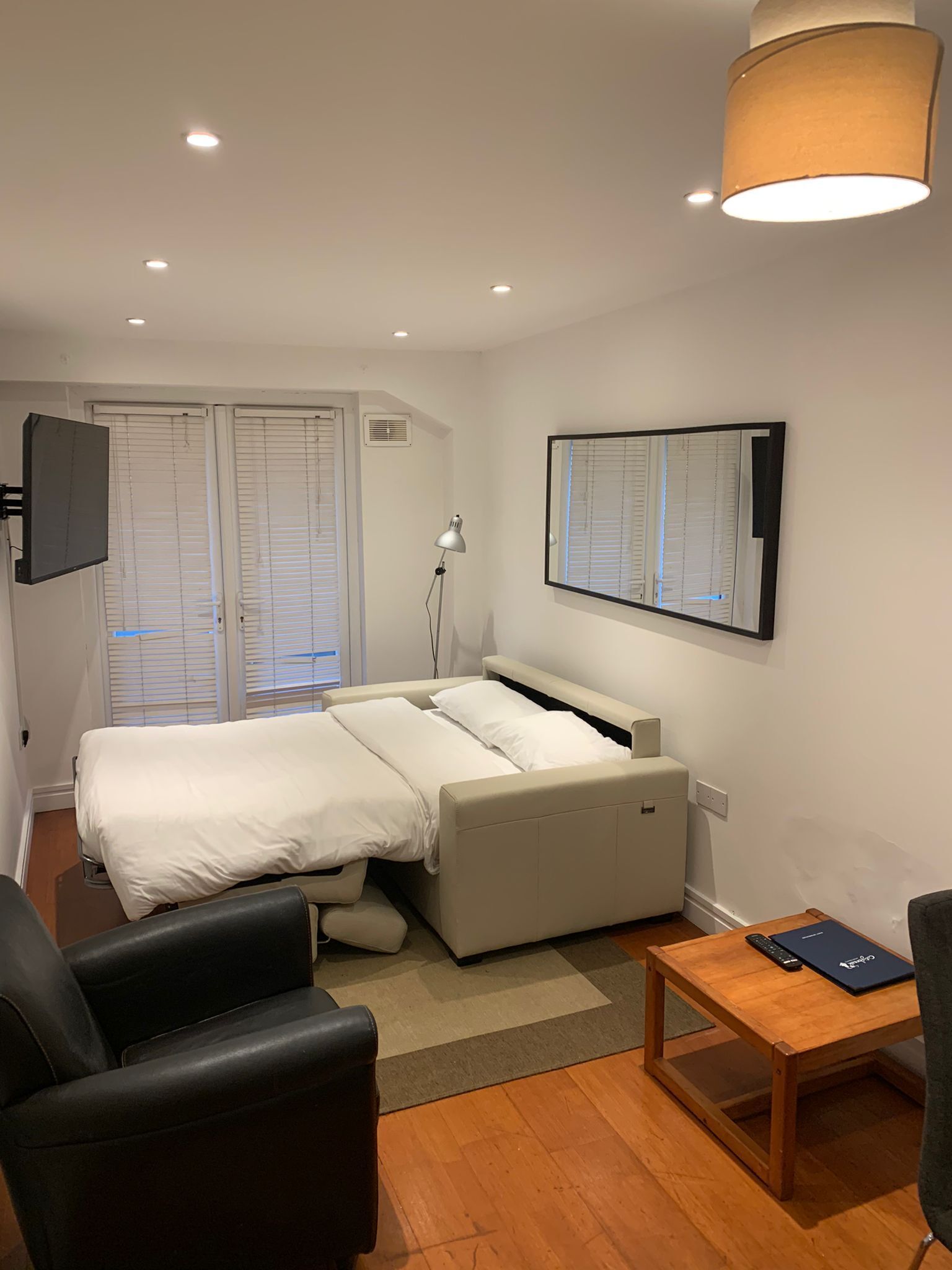 Deluxe Apartment, 1 Bedroom, Kitchen | Living area | Flat-screen TV