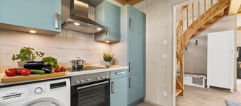 Hamburger Buttje - detached house, parking lot, fireplace, bathtub, terrace