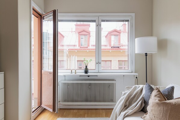 Apartment, 1 Bedroom, City View | Living area - One Room Apartment At Södermalm (Stockholm)