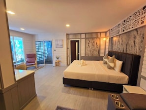 Royal Suite with Garden View | 1 phòng ngủ, bàn, truy cập Internet không dây miễn phí, bộ trải giường