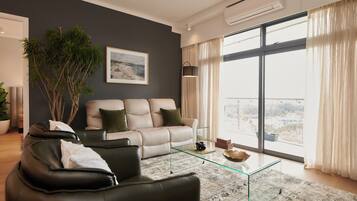 Appartamento, 2 camere da letto, accessibile ai disabili, balcone | Soggiorno