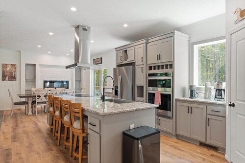 A family-friendly home nestled between Harbor Springs and Petoskey.