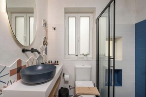 Ferienhaus, Stadtblick | Badezimmer