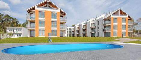 A szálláshely homlokzata