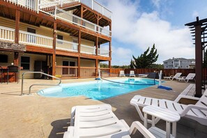 Pool - Whalehead Adventure With Ocean Views, Pool, Spa (Corolla)