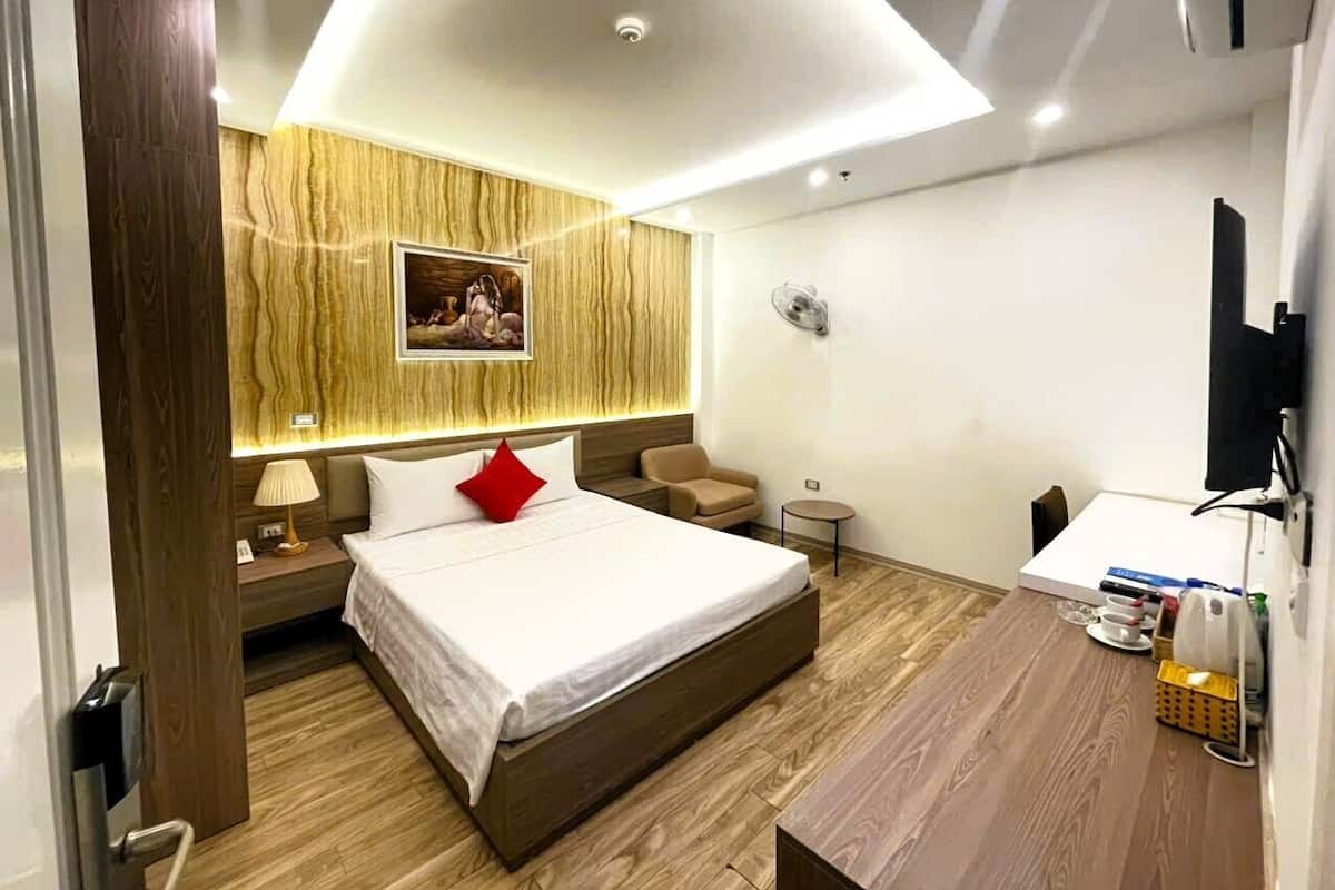 ห้องเบสิกดับเบิล | เครื่องนอนระดับพรีเมียม, ผ้านวมขนเป็ด, มินิบาร์, โต๊ะทำงาน