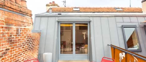 Appartement Deluxe, vue ville | Terrasse/Patio