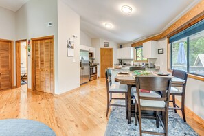 House (3 Bedrooms) | Interior - Near Lake Gaston: Unique Home w/ Deck & Fire Pit! (Bracey)