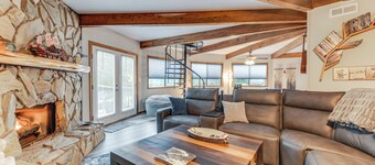 Near Lake Gaston: Unique Home w/ Deck & Fire Pit!