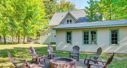 Near Lake: Historic Boyne City Home w/ Fire Pit!