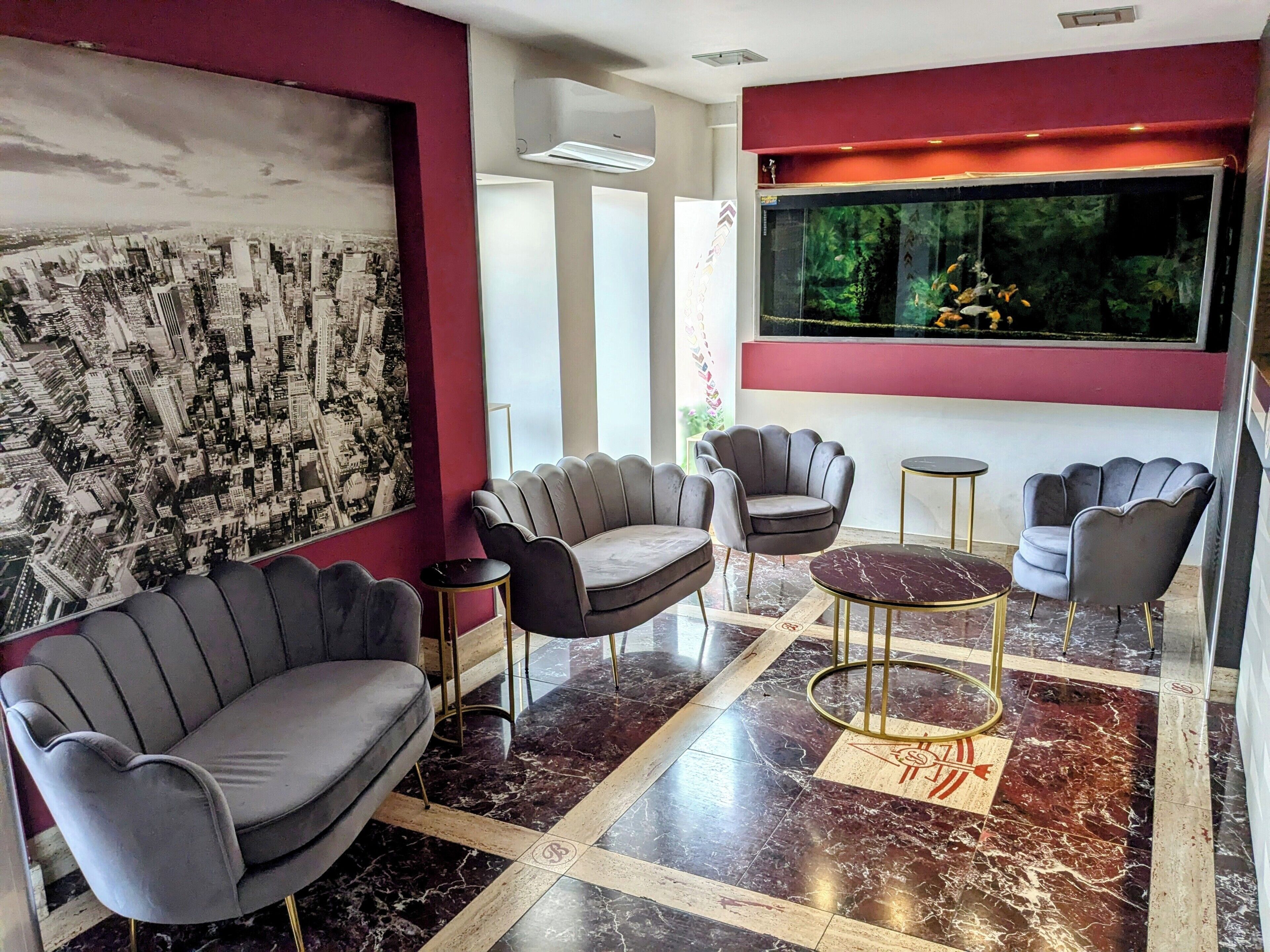 Lobby sitting area