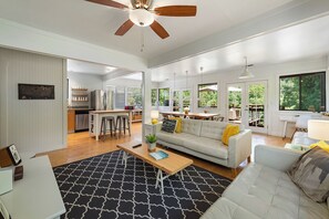 Smart TV, DVD player, ping pong