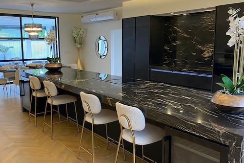 Luxury Villa, Garden View | Private kitchen