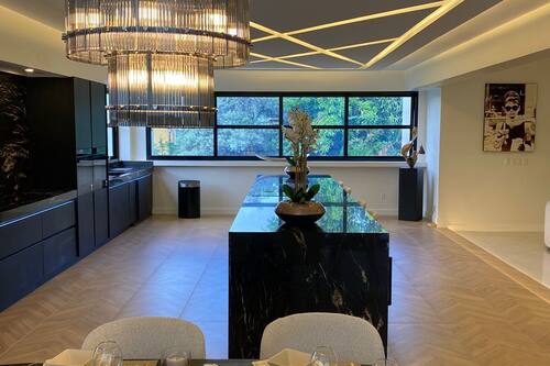 Luxury Villa, Garden View | Private kitchen