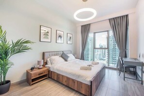 1 bedroom, desk, iron/ironing board, WiFi