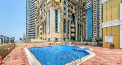StayShort - Spacious 1-Bedroom at Elite Tower in Dubai Marina, Near to to Beach