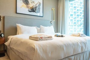 2 bedrooms, desk, iron/ironing board, WiFi - StayShort - Exceptional 2BR with Burj Khalifa Views in Downtown! (Downtown/Business Bay)