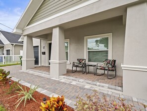 Terrace/patio - Stylish 3BR Ybor Oasis w/ Pvt. Pool and workspace (Tampa)