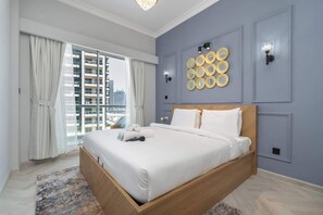 1 bedroom, iron/ironing board, WiFi - StayShort - Artistic 1-Bedroom Apartment perfect for couple at Mayfair Tower, Bu (Downtown/Business Bay)