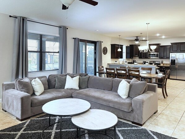 Ferienhaus, Mehrere Schlafzimmer | Wohnbereich