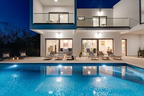Una piscina climatizada