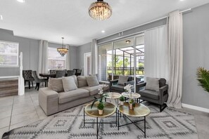 Villa, 5 chambres | Coin séjour