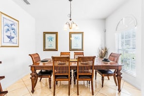 Villa, 6 Bedrooms | Dining - 6 Bed Pool/spa Game Room In Golf Resort! 6 Bedroom Villa (Davenport)