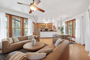 Comfort House, City View | Living area | TV - Urban Cowboy Villas - Heart of 704 (Austin)