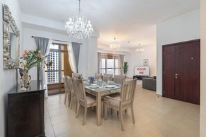 Dining - Fabulous 3 BR apartment for your family in JBR! (Marina/JBR)