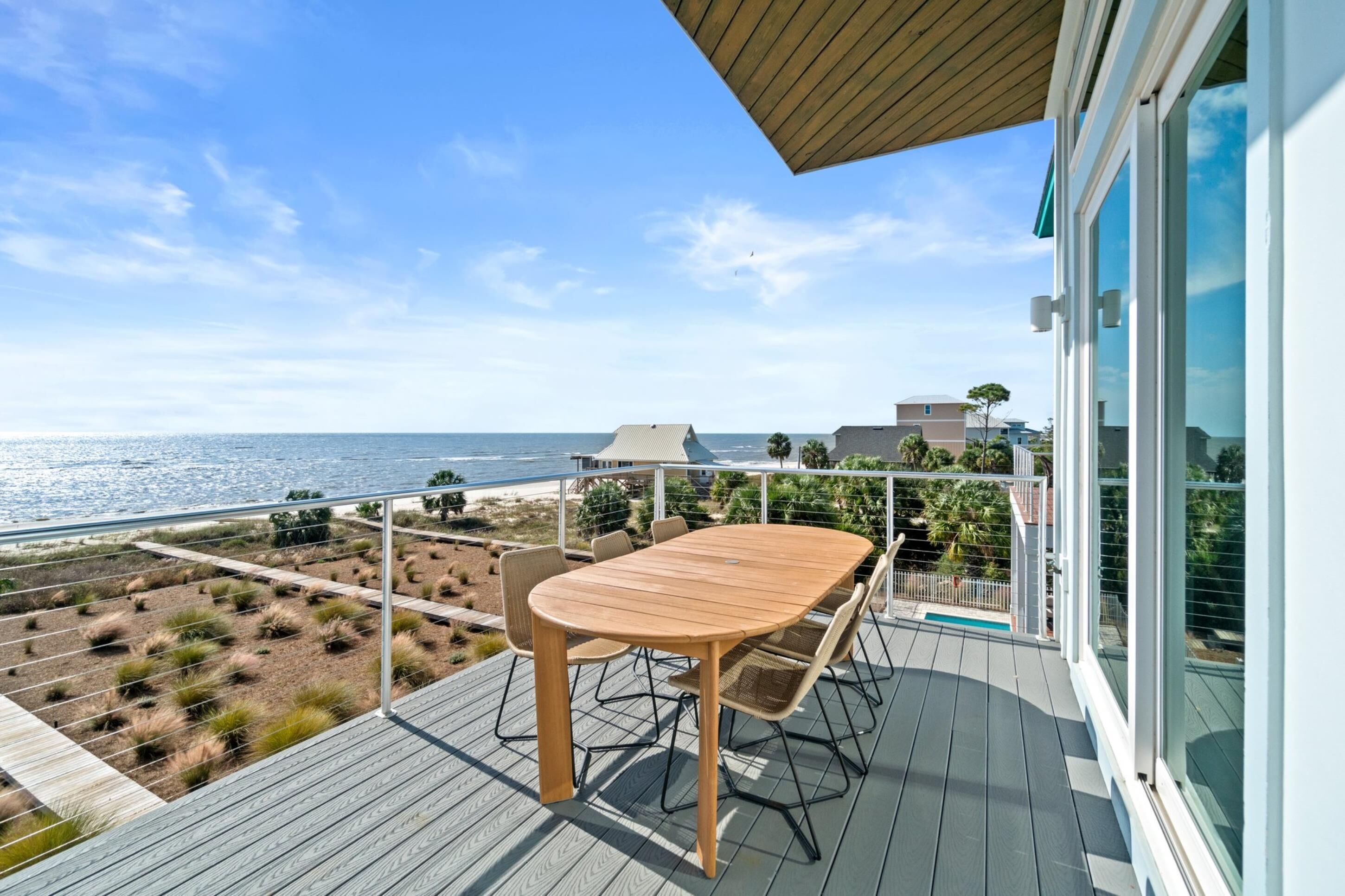 Casa, 6 habitaciones, alberca privada, vista al océano | Balcón