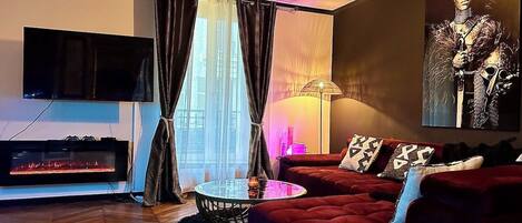 تلفزيون، مدفأة