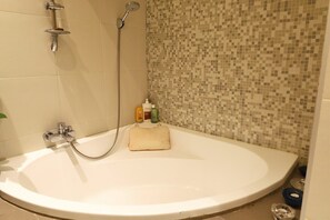 Shower, hair dryer